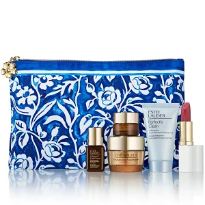 Set quà Estée Lauder túi vải xanh